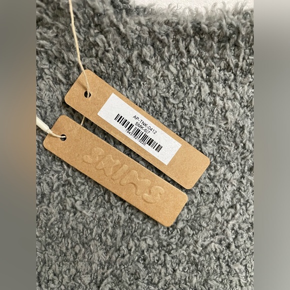 NWT Skims Toddler Cozy Knit Tank Top Smoke Color Size 6/7 Girls - Picture 6 of 7